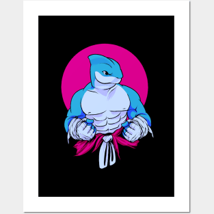 Shark Mixed Martial Arts Fighter Posters and Art